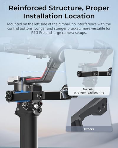 SmallRig Sling Handle Gimbal Handgrip for DJI RS, 180° Adjustable Grip - Image 6