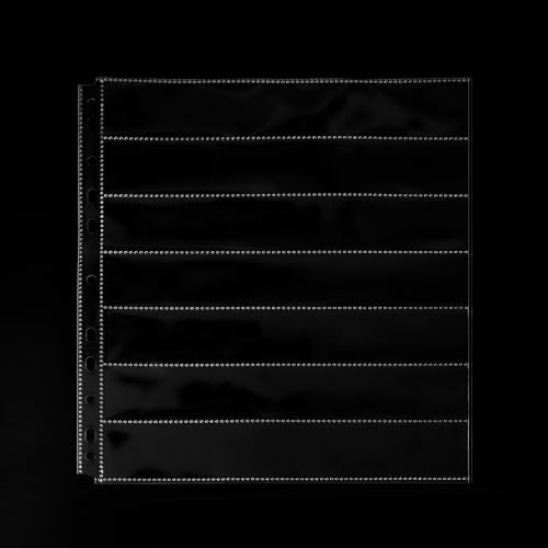 30PCS 35mm Archival Storage Sheets Seven Strips of Five Frames for 135 Negative Page Preservers - Image 2