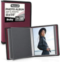 Dunwell 8x10 Photo Album & Art Portfolio Book, 24 Sleeves, Ruby by Dunwell