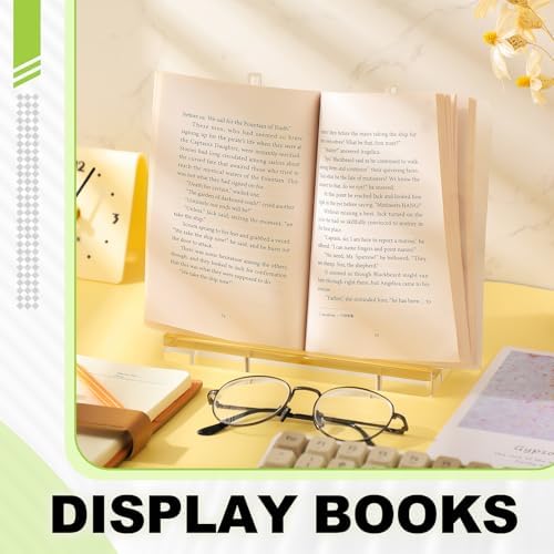 CroBlissful Acrylic Display Stand 10 x 5 x 10 Inch Tabletop Clear Easel - Image 4