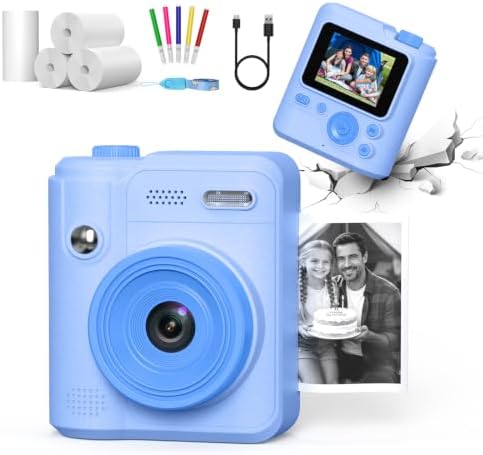 Gofunly Kids Camera Instant Print: Birthday Gifts for Age 4-10 Girls Boys by Gofunly