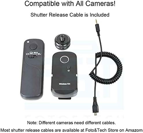 Foto&Tech 360 Any Angle 100m Wless Rmote Control Shutter Release (Compatible with Fujifilm X-A5 X-H1 X-E3 GFX 50S X-Pro2 X-T20 X-E2S X-T5 X-T10 X100T X-A2 X-T1 X-E2) - Image 7