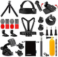 Luxebell Accessories Kit for AKASO EK5000 EK7000 4K WiFi Action Camera GoPro Hero 13 12 11 10 9 8 7 6 5/Session 5/Hero 4/3+/3/2/1 Max Fusion SJ4000 SJ5000 by Luxebell