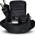 eCostConnection Medium Camera Bag Case – Soft Padded Camera Equipment Bag for DSLR & Mirrorless Cameras, Fits Nikon Canon Sony, Protective Shoulder Carry Bag by Acuvar