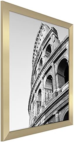 Americanflat 20x24 Poster Frame - Gold Engineered Wood with Polished Plexiglass - Wide Picture Frame for Vertical or Horizontal Wall Display - Epic Collection - Gold - Image 5