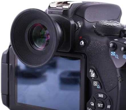 Viewfinder Eyepiece for DSLR Camera, Magnifying Eyepiece Viewfinder for Camera, 1.5X Fixed Focus Viewfinder Eyepiece Eyecup Magnifier Cover Scope - Image 2