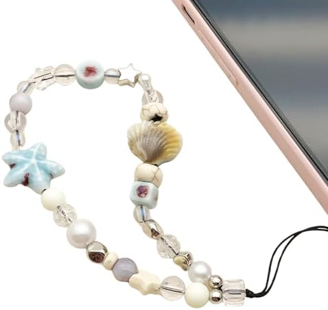 Beaded Camera Wrist Strap Cute Digital Camera Charm Lanyard Phone Chain Keychain Beaded Phone Lanyard Bag Charm by MOTOFITOOL