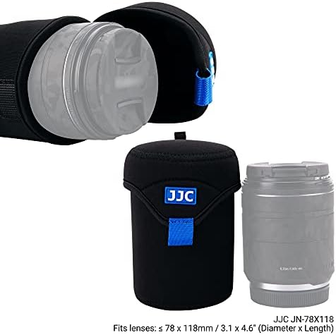 JJC Small Neoprene Camera Lens Pouch Case, Fits Lens up to 3.1 x 4.6inches - Image 2