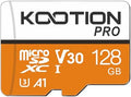 KOOTION 128GB Micro SDXC UHS-I U3 V30 A1 Memory Card - High Speed TF Card for Phone, Camera by KOOTION