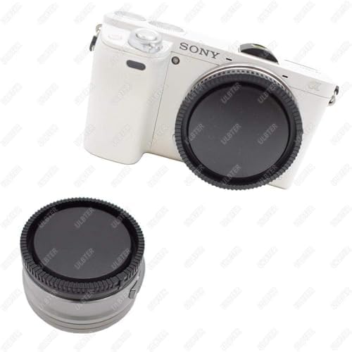 ULBTER Front Body Cap + Rear Lens Over for Sony Alpha E Mount Camera - Image 5