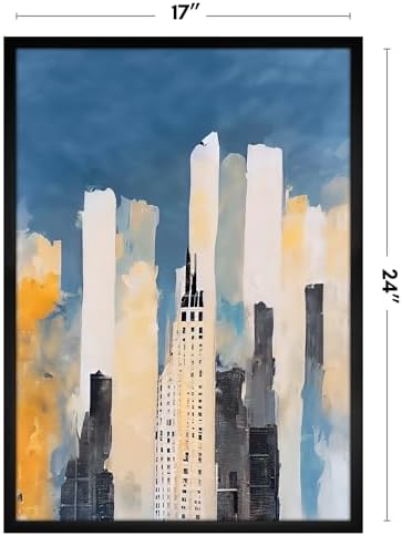 Americanflat 17x24 Poster Frame - Slim Molding - Black - Image 2