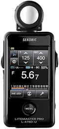 Sekonic LiteMaster Pro L-478D-U Light Meter, Touchscreen Incident & Reflected Meter with Flash Analyzing, Cine Frame Rate & Shutter Angle Control, Illuminance & Luminance Measurement by Sekonic