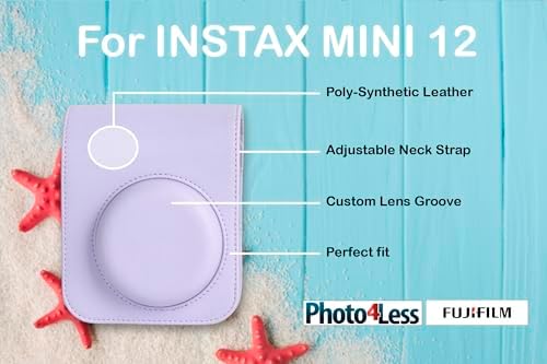 Fujifilm Instax Mini 12 Instant Film Camera Lilac Purple, Fuji Instax Mini Instant Film 40 Sheets, Instant Camera Gift Bundle - Image 4