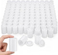 Yudylg 100 PCS Plastic Film Canister Holder with Film Canisters with Caps, 35mm Film Canister Set, Film Canisters for Rockets, Film Storage, White by Unknown