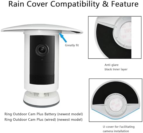 UV Rain Cover Compatible with Ring Outdoor Cam Plus(new-est Model) - Image 2