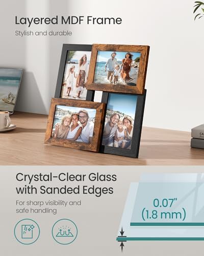 SONGMICS Picture Frames Collage Wall Decor, No Assembly Required - Image 3