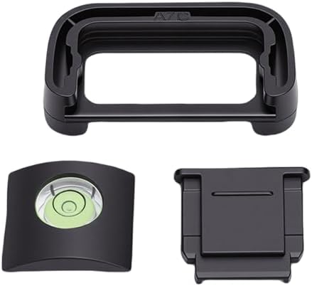 Fydun Camera Eye Cup Viewfinder Eyepiece, Hot Shoe Cover, Protector Cap with Bubble Spirit Level for A7C Silicone - Image 3