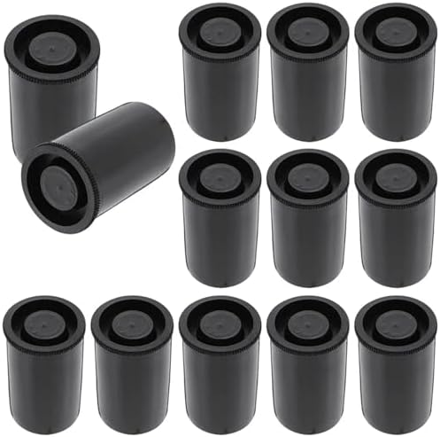 50/60/70 Pcs Black Film Canister Storage Case Bulk Plastic Holder with Caps for 35mm Photography for Film,Keys,Art Beads Storage(60pcs) - Image 5
