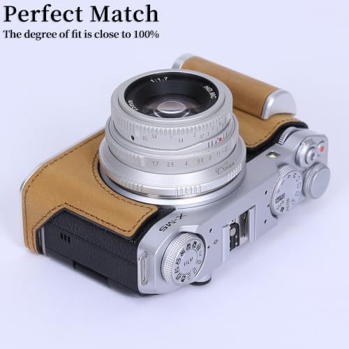 Camera Genuine Leather Half Case ，Compatible with FUJIFILM X-M5 XM5 - Image 5