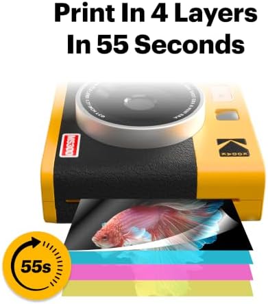 KODAK Mini Shot 3 ERA 3x3 Instant Camera, Photo Printer, 38 Sheet, Yellow - Image 4