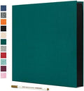 Spbapr Large Photo Album Self Adhesive Linen Cover Magnetic Scrapbook Album DIY Scrap Book 60 Black Sticky Pages for 4x6 5x7 8x10 10x12 Pictures with A Metal Pen by Spbapr