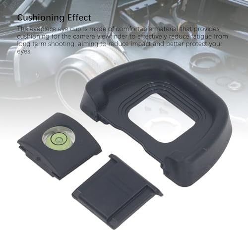Eyepiece Eyecup Eye Cup, DK 31 Viewfinder Eyepiece Eyepiece + Level + Hot Shoe Cover 3 in 1 Set for Camera Viewfinder Microsingle Goggles - Image 3