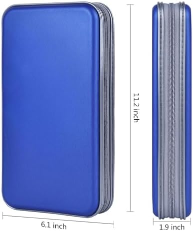 alavisxf xx CD Holder, 72 Capacity Hard Plastic Storage Case for Car - Image 4