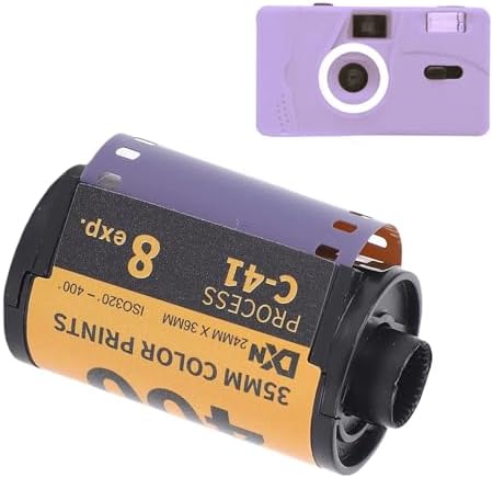 35mm Wide Exposure Latitude HD Camera Color Film for 135 Cameras, Fine Grain Quality for Low Light Shots, ISO 320‑400 Degrees, Plastic Material, 1 Roll + Storage Case (8 Sheet) - Image 4
