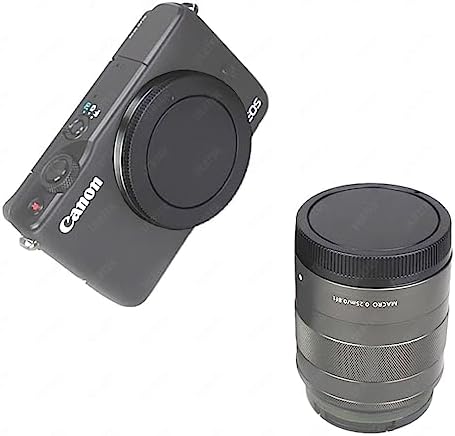 ULBTER Body Cap + Rear Lens Over for Canon EF-M Mount Camera - Image 3