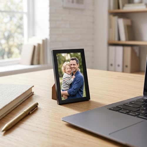 Americanflat 4x6 Picture Frame - Slim Molding - Black - Image 6
