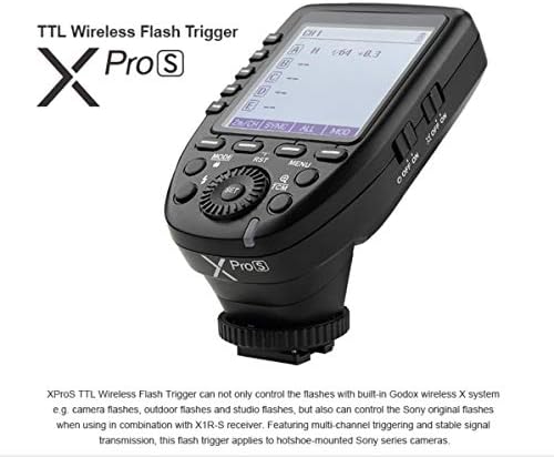 Godox Xpro-S TTL Wireless Flash Trigger for Sony Cameras,Off Camera Trigger - Image 2