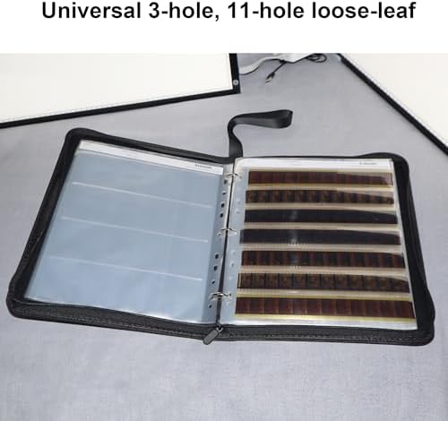 Acid-Free Archival Film Storage Box with 3-Ring Binder, Compatible with 135/35mm/120/4x5/8x10 Negative Pages, Dustproof Protector for Film Sleeves & Negatives - Image 3