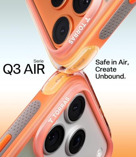 TORRAS Ostand Q3 Air for iPhone 17 Pro Max Case with 360 Magnetic Stand, Fit for MagSafe, Mil-Grade Drop Tested, Camera Control Button, Shockproof Phone Case for iPhone 17 Pro Max 6.9", Blush Sage - Image 2