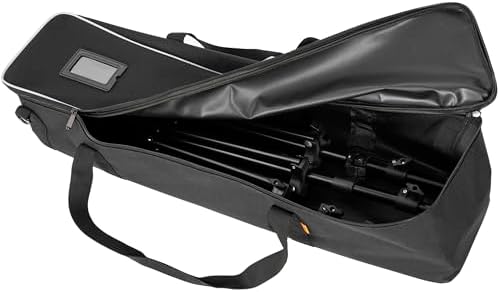 Multifunctional Tripod Bag 32 X 7 X 7 Inches / 81 X 18 X 18 cm Heavy Duty Tripod Carrying Case with Handle for Lights, Speakers, Cameras, Booms, Microphone Stands, Black - Image 6