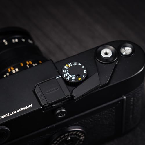 Brass Camera Hot Shoe Cover, Black for Fujifilm X100 - Image 6