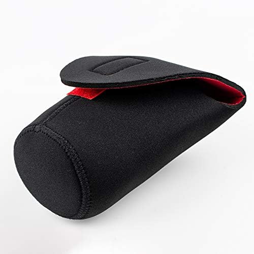 Lens Pouch Bag Lens Case Cover Sleeve,Soft Neoprene Travel Carry Protective Lens Pouch Set for Nikon Sony Panasonic Pentax Olympus DSLR Camera Lens with Lens Cleaning Pen (L) - Image 2