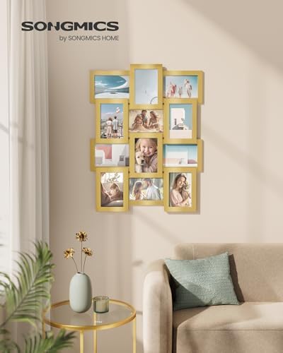 SONGMICS Collage Picture Frames, 4 x 6 for Wall Decor, Set of 12 - Image 2