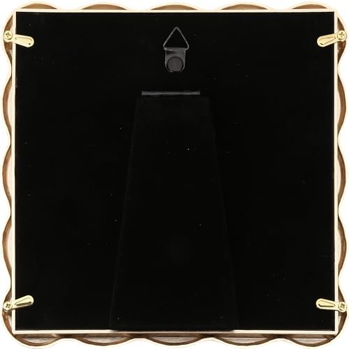 Gold 6x6'' Wave Design Photo Frame with Acid Free Double Mat for 5x5'' & 4x4'',High-End Zinc Alloy Picture Frames with Velvet Backing,Fashionable Style Gold Frames 5x5'' For Tabletop or Wall Display - Image 7