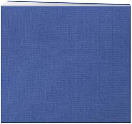 Pioneer 8 Inch by 8 Inch Postbound Fabric Frame Cover Memory Book, Sky Blue - Image 2