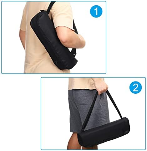 PATIKIL 20" x 5" x 5" Long Tripod Carrying Case Bag, Nylon Padded Carry Bag with Shoulder Strap for Camera Tripods Monopod Light Stand Microphone, Black - Image 5