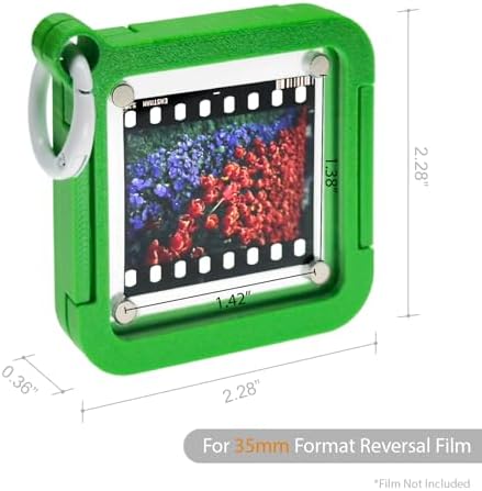 Portable Acrylic Reversal Film Keychain, High Transparency Display and Archival Storage Keychain for Reversal Film 35mm - Image 4