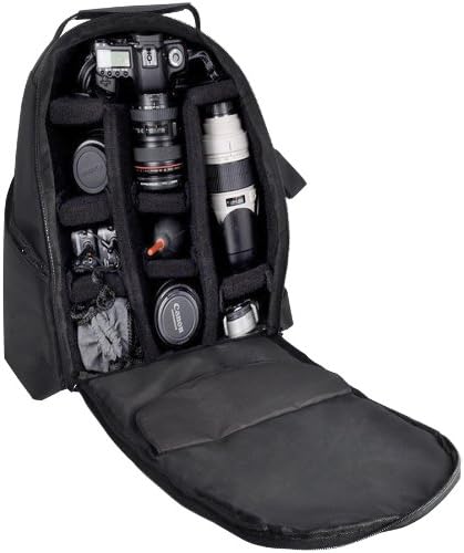 Professional Shockproof Weather Resistant Backpack + 57" Tripod For The Canon EOS SL1, 70D, 60D, T6s, T6i, T5i, T4i, XS, XSi, XT, XTi, T1i, T2i, T3, T3i, 20D, 30D, 40D, 50D, 7D, 7D Mark II, 6D, 5D, 5D Mark III, 5D Mark II Digital SLR Cameras - Image 3