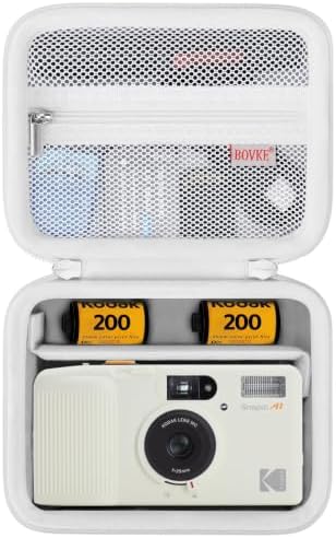 BOVKE Hard Carrying Case for KODAK Snapic A1 35mm Film Camera, White by BOVKE