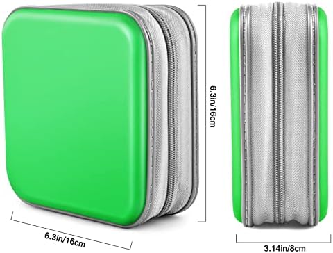 48‑Capacity Hard Plastic CD/DVD Binder for Car, Home & Travel - Image 6
