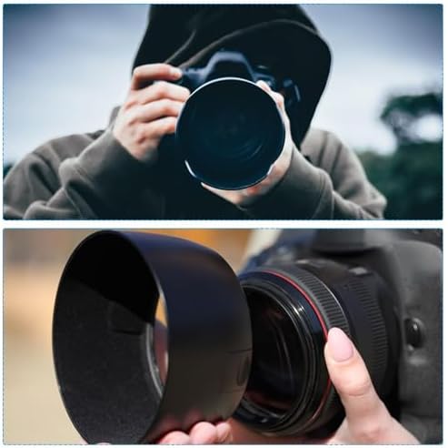 PATIKIL 67mm Lens Hood, Wide Angle Matte Surface Anti-Reflective Inside Hood with Cap and Cleaning Cloth for Camera Lens, Black for Nikon, for Fujifilm, for Pentax, for Leica - Image 7