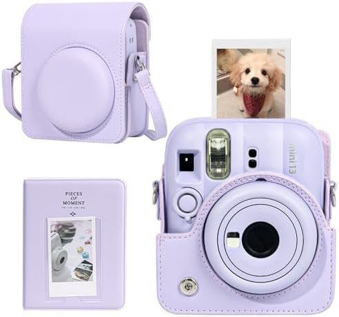 CAIYOULE Camera Case for Fujifilm Instax Mini 13 Instant Camera, Purple by CAIYOULE