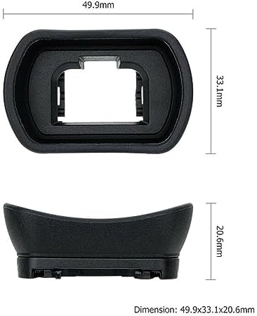 1* Soft Silicone Camera Eye Cup Eyepiece Viewfinder for Sony A7III A7II A7RIV A7RIII A7RII - Image 2