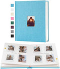 Instax Mini Photo Album with Writing Space, 112 Pockets, Blue by Unknown