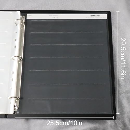 50PCS-YCCLDIPL Archival Storage Sheets 135 35mm Negative Page Preservers, 35mm Film Negative Storage Sheets, Acid-Free Archival Sleeves for Camera Film, Binder-Compatible Protectors for Negatives - Image 2