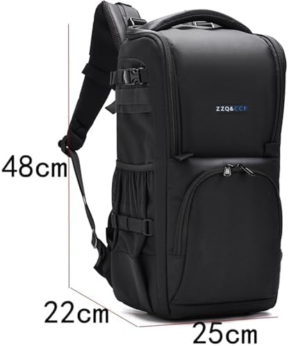 ZZQ&CCF Telephoto Lens Camera Backpack for Canon RF 200-800/100-500, Lens Case Bag for Nikon Z 180-600, Camera Pouch Compatible with Sony FE 200-600/FE 400-800/300— Camouflage - Image 4